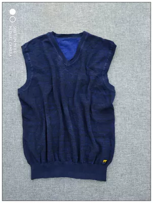 Châu âu và Hoa Kỳ kích thước lớn đuôi đơn gia súc hàng hóa của nam giới kinh doanh bình thường bông đan vest vest A- áo len cardigan nam Dệt kim Vest