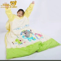 Хлопковый двухэтажный спальный мешок для раннего возраста для взрослых, подходит для подростков, увеличенная толщина