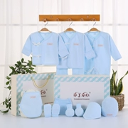 Bộ quần áo cotton cho bé 0-3 tháng 6 mùa đông và mùa đông Bộ quà tặng cho bé sơ sinh