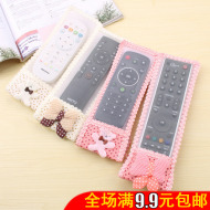 Châu âu TV phong cách điều khiển từ xa bảo vệ bìa điều hòa không khí điều khiển từ xa đặt trong suốt bụi che ren điều khiển từ xa bộ