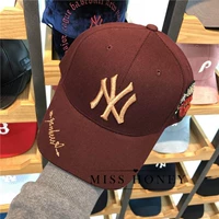 Hàn quốc MLB quầy 2018 new mlb mô hình vụ nổ tình yêu đôi môi đỏ flash khoan thêu stars mũ bóng chày cap 	áo khoác bóng chày có mũ nam