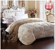 Len quý tộc dày lên 6-10 kg 1,5 1,8 m đơn giường đôi quilt đặc biệt cung cấp chính hãng mùa thu và mùa đông là