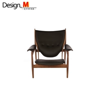 Design.M Thiết kế nội thất gỗ rắn Bắc Âu Ghế bành chính Ghế ăn Emirates Ghế ăn ghế sofa nhỏ
