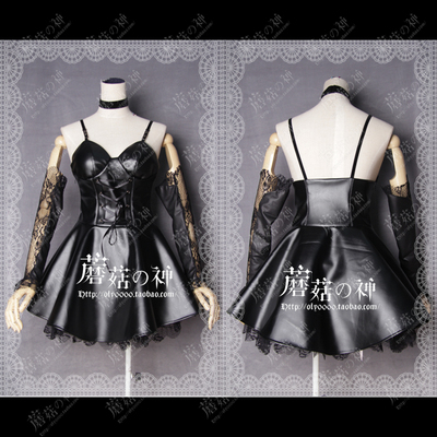 taobao agent Oly-Death Note Dn Death Note Mihai Sand Imitation Leather Dress COS Cap Customization