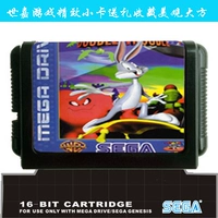 Телевизионная игра Sega MD16 Shijia Game Card Black Card -; двойной кризис брата Банни