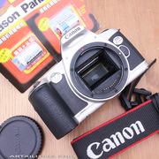 Canon EOS KISS 2 máy quay phim tự động phim Máy ảnh SLR 2 thế hệ bạc cơ thể để gửi dây đeo pin