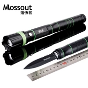 Đèn pin ngoài trời mới có thể sạc lại bằng dao an toàn búa đa chức năng tự vệ công cụ nhỏ sống sót dao nhỏ thẳng - Công cụ Knift / công cụ đa mục đích