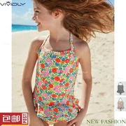 Áo tắm liền thân cho bé gái MiniBoden 2017 mùa hè 2017 cho bé váy ngắn mùa xuân nóng bỏng 2 màu lựa chọn - Đồ bơi trẻ em