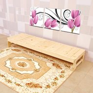 Bắc kinh 2 m câu đố 2 người thông cấu trúc khung đơn giản hiện đại giường cũi gỗ giường gỗ rắn giường