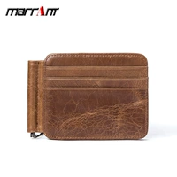 Thẻ da gói thẻ set lớp da bò nam coin purse retro đa thẻ ví ngắn ví ví đựng tiền