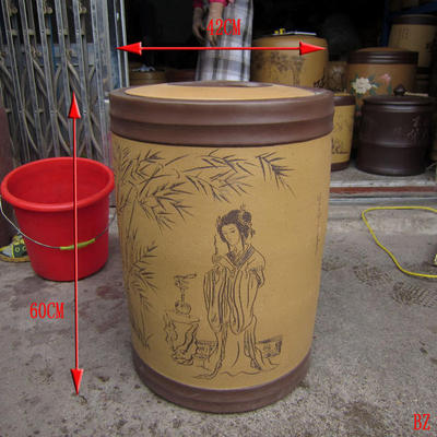 Yixing Zisha Tea House Pu'er Banking Bargy -Cylinder Boutique Tea Tank Line ◇ 50 пирожных ◆ Высота рисового цилиндра 60 см.