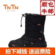 TNTN ngoài trời mùa đông không thấm nước cao-slip non-slip dày len new Shirley nhung ấm nam giới và phụ nữ tuyết giày bông khởi động