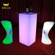 Bar LED ánh sáng đồ nội thất hình chữ nhật vuông bàn cà phê bàn ​​cà phê quầy bar đầy màu sắc rượu vang bàn KTV ngoài trời - Giải trí / Bar / KTV