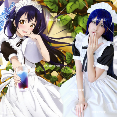 taobao agent Cosplay Japanese anime clothing Love LIVE Gunsuda Wonder Zone maid dress long