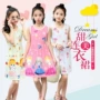 2018 mùa hè bông váy trẻ em mặc váy bé mùa hè ăn mặc cô gái trẻ em quần áo đầm công chúa bé gái