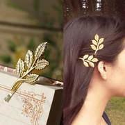 Châu Âu và Mỹ mới kẹp tóc thời trang cô dâu tiara duckbill clip phụ kiện tóc lá ô liu