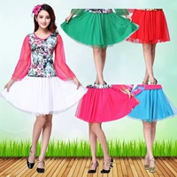 Весенняя летняя танцующая юбка, практика, костюм, мини-юбка, большой размер