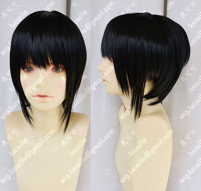 taobao agent Baizhong Naoki Tonggu Zhiye Fugu, Campaign Leaf Yuchuan Wing Black MSN Qi Bangs Cosplay Cosplay wig