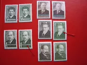 Liên Xô Nga tem nhân vật mới lớp màu lỗi sai lầm tem nước ngoài sản phẩm độ trung thực bộ sưu tập