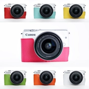 Bao da Đài Loan TP Canon Canon EOS M10 túi đựng máy ảnh Bao da EOS M10 nửa bộ thời trang dễ thương - Phụ kiện máy ảnh kỹ thuật số