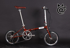 складной велосипед @bike 狼途 9速 16寸