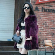 Haining 2018 mới mùa thu và mùa đông nữ scorpion fox fur đoạn dài chín điểm tay áo fur coat fur một đặc biệt cung cấp