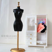 Phụ kiện búp bê 25 cm quần áo màu đen hiển thị đứng có thể Tang trẻ em búp bê Đài Loan quần áo búp bê ảnh đạo cụ