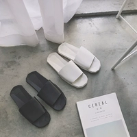 Sản phẩm Nara mùa hè mới đơn giản cá tính phong cách đôi dép sandal thời trang đen trắng Dép da nam sandal thủy triều dép da nam cao cấp
