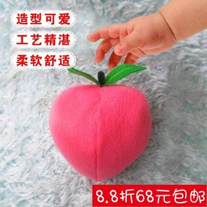Vải sang trọng đồ chơi plush doll đồ chơi trái cây và rau loạt đào có thể được DIY tùy chỉnh