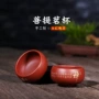 Cát màu tím 巅 chén nhỏ Yixing cốc cát màu tím Zhu Mu Dahongpao Bồ Đề 茗 Cup Zen Kung Fu ly trà bình trà đất sét