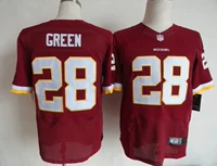 Bóng đá NFL Jersey Elite Phiên bản Washington Redskins Washington Redskin 28 # XANH bóng bầu dục Mỹ