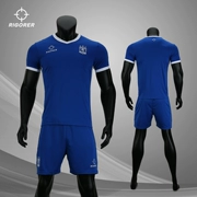 Tiêu chuẩn mới phù hợp với bóng đá nam đào tạo quần short ngắn tay áo phù hợp với đội bóng đá quần áo in số tự làm quần áo bóng đá tùy chỉnh - Thể thao sau