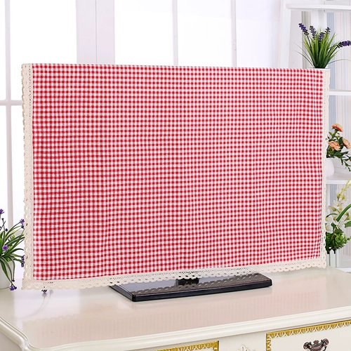 Телевизионная крышка подвесная ЖК -телевизионная пыль корпус 55 -INCH -Curved Surface 65 Пастырная крышка Ткань -Стенка