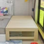 Từ Châu 2018 rắn gỗ đơn giản trẻ em hiện đại của giường cô gái với hộ lan tôn sóng đặc biệt cung cấp khu dân cư kết hợp đồ nội thất giường bộ giường ngủ giá rẻ