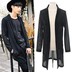 Trong phần dài của triều thương hiệu hip hop gió thanh niên hollow knit cardigan nam phần mỏng bãi biển kem chống nắng quần áo áo khoác nam giới và phụ nữ với cùng một đoạn Áo len cổ tròn