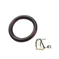 Безопасные резиновые резиновые кольца с аксессуарами, павлин