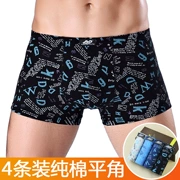 Đặc biệt hàng ngày nam boxer briefs nam cotton cotton quần short đồ lót trung eo boxer trung niên cha