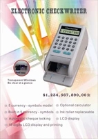 Гонконгский чековой принтер английский чек машины Много -люренная электронная проверка машина небольшая проверка -в принтере бесплатная доставка