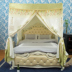 Hộ gia đình giường rèm muỗi net thoáng khí đôi tầng đứng windproof màn bụi giường đầu 幔 1.5 m 1.8 m Bed Skirts & Valances