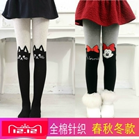 Mùa xuân và mùa đông cotton trẻ em quần lửng ống quần legging giả cộng với nhung dày bé khâu vớ dài vớ trẻ em giá tốt