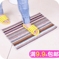 Dải màu vuông lối vào hội trường lối vào thảm thảm sàn nhà vệ sinh phòng tắm mat nhà bếp phòng ngủ mat thảm D