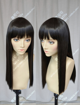 taobao agent Black Japanese wig, cosplay