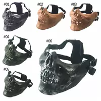 Halloween Mask half face protection Airsoft Riding Mask Skul