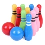 Trẻ em mới của gỗ rắn bowling đồ chơi bằng gỗ bộ lớn mẫu giáo bé trong nhà hoạt động thể thao phù hợp với 	bộ bowling đa năng	