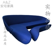 Trăng sofa góc lớn cong FRP thiết kế đồ nội thất hình moonsofa mô hình vụ nổ phổ biến khoan giá