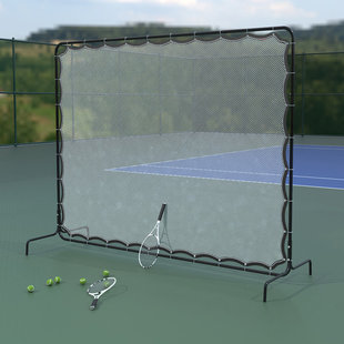 テニストレーナーリバウンドネットシングル固定高品質テニス練習アーティファクトモバイルリバウンドウォールサーブトレーニングネット