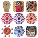 [Покупка] X American Modern Modern Moose Chietue Room Creative Clock 3D деревянный блок -блок Atom Atom Basic Girl