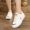 Giày vải nữ Giày trắng mùa xuân 2018 mới Giày hoang dã Hàn Quốc mới