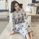 Mùa thu và mùa đông san hô lông cừu đồ ngủ phụ nữ mùa đông phim hoạt hình Hàn Quốc sinh viên ngọt ngào dễ thương váy đêm dày flannel dịch vụ nhà - Đêm đầm