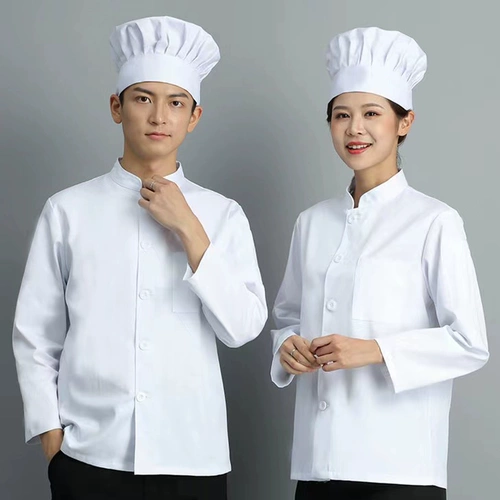 Шеф-повара рабочая одежда для мужчин и женщин лето тонкая однобортная одежда белого шеф-повара в гостиничной школьной столовой